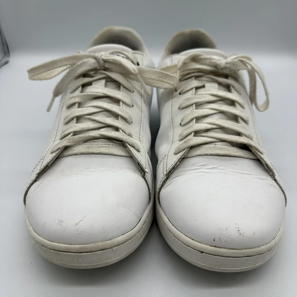 Lacoste‎ Carnaby BL 21 1 Shoes Mens Size 11.5 White Leather Sneakers Casual